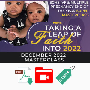 SGHS IVF & Multiple Pregnancy Super Masterclass PDF/VIDEO (December 2021)
